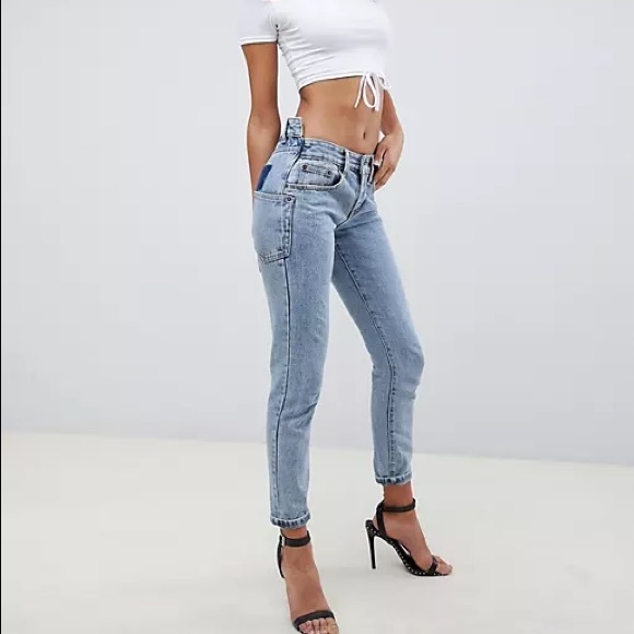 NWT Liquor N Poker ASOS | Stepped Waist Skinny Boyfriend Jean - Picture 3 of 15